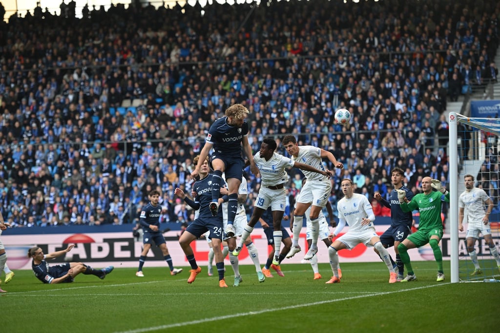 Bochum hatte Pech mit zwei Aluminium-Treffern.
