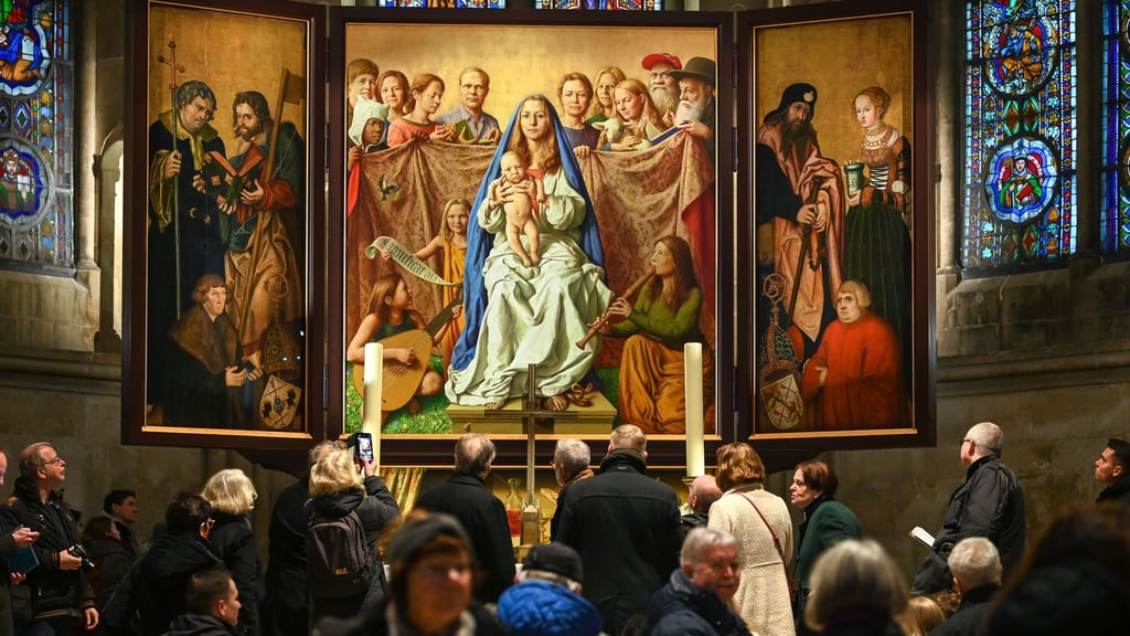 Bislang stand der Altar im Dom von Naumburg. (Archivbild)