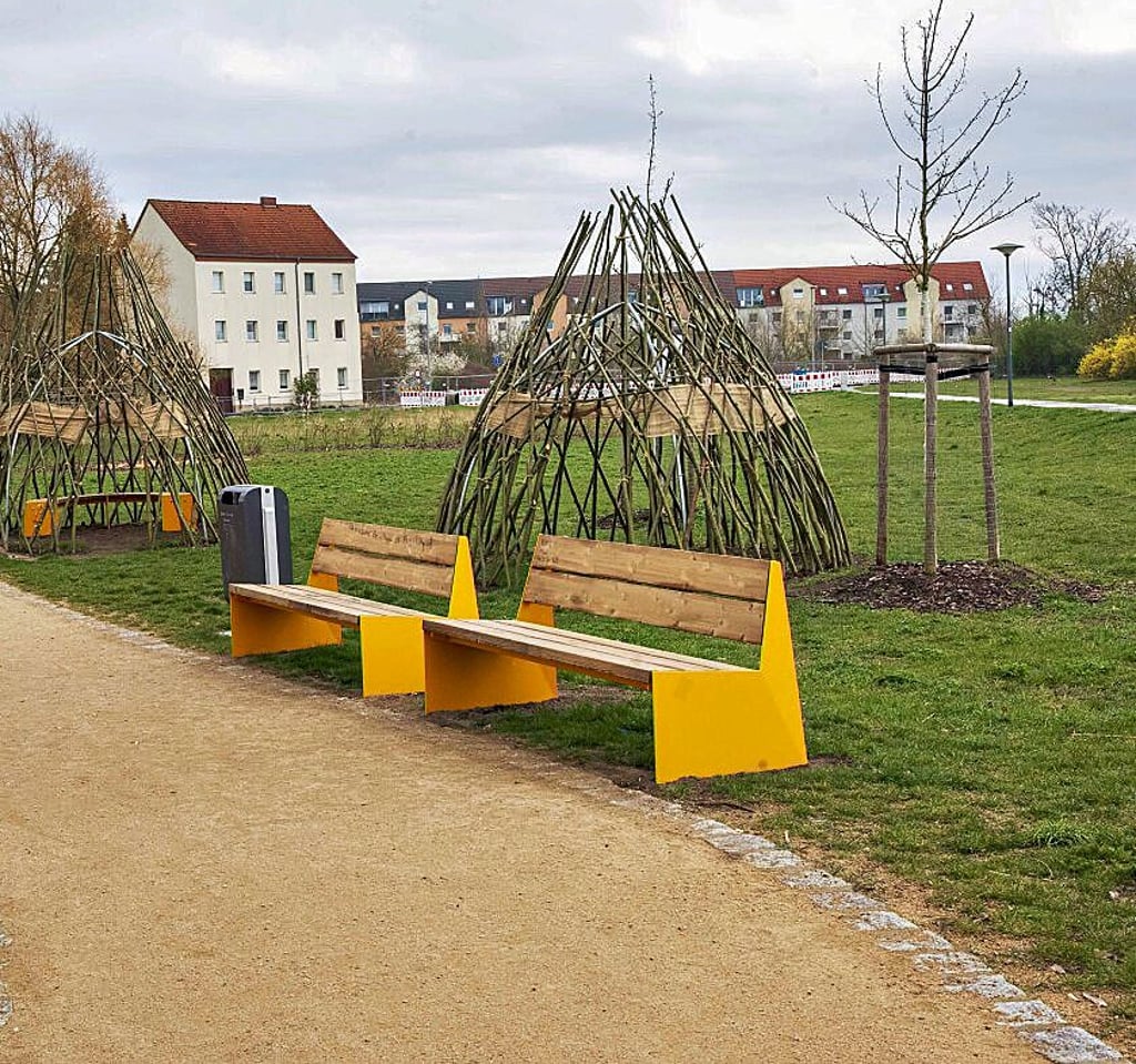 Der Nachbarschaftspark in der Gartenstraße 