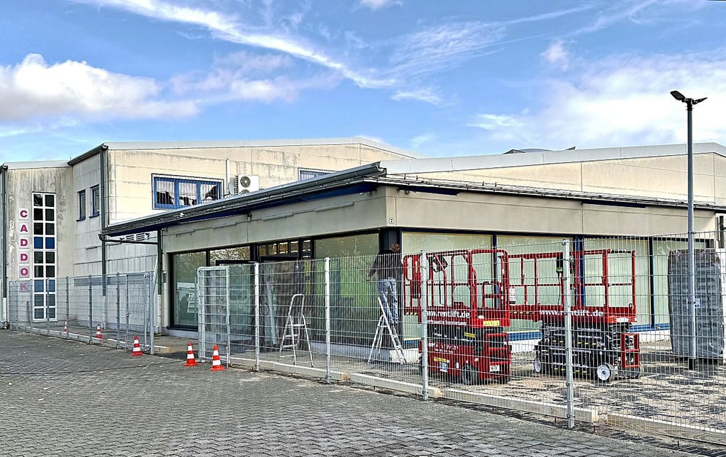 Die Umbauarbeiten laufen schon. 