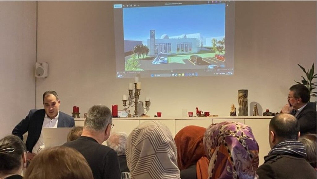 Bei einer Veranstaltung Anfang des Jahres präsentierte die Islamische Gemeinde ihre aktuellen Neubaupläne.