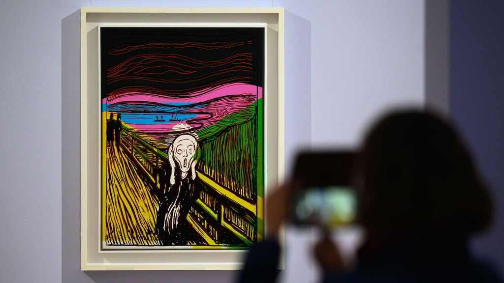 Publikumsmagnet: Werke von Munch in Chemnitz. (Archivbild)