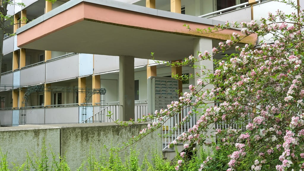 Die Attacke geschah vor einem Plattenbau in Halle. (Archivbild)