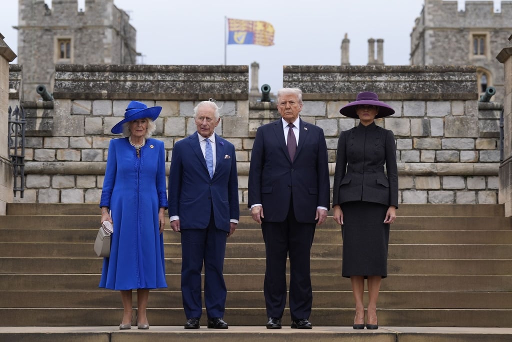 Beim Staatsbesuch der Trumps hatte Prinz Andrew seine Titel noch.