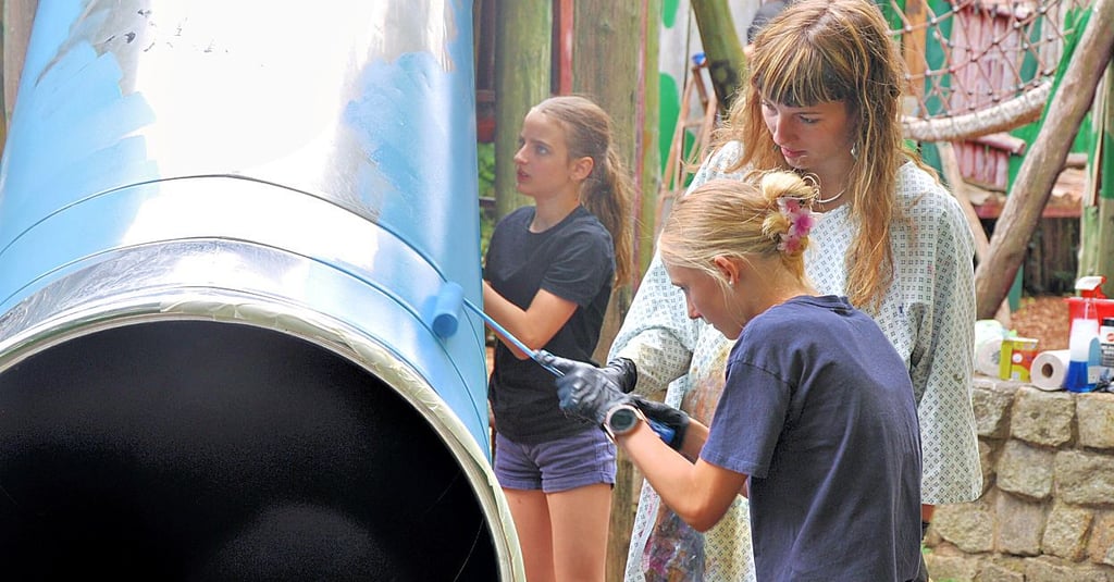 Im Sommer dieses Jahres haben Schüler der Comenius-Sekundarschule in Stendal den Spielplatz am Hartungswall unter Anleitung der Künstlerin Kira Klein umgestaltet. 