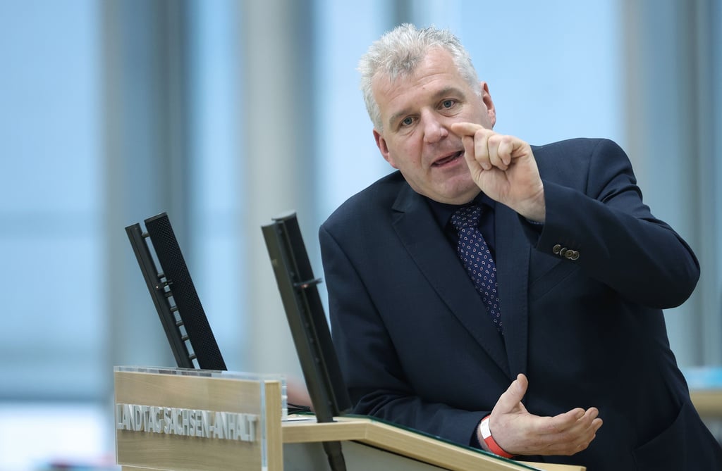 Der CDU-Fraktionsvorsitzende im Landtag von Sachsen-Anhalt, Guido Heuer.