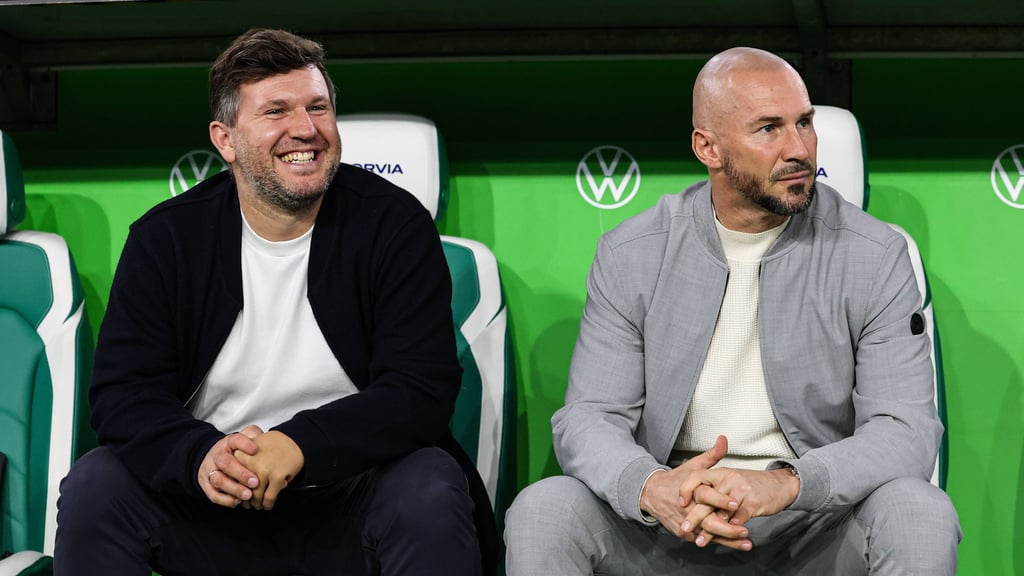 Hoffenheim-Geschäftsführer Andreas Schicker (l.) und Trainer Christian Ilzer.