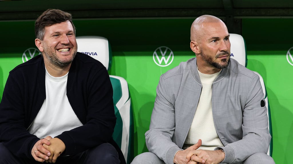 Hoffenheim-Geschäftsführer Andreas Schicker (l.) und Trainer Christian Ilzer.