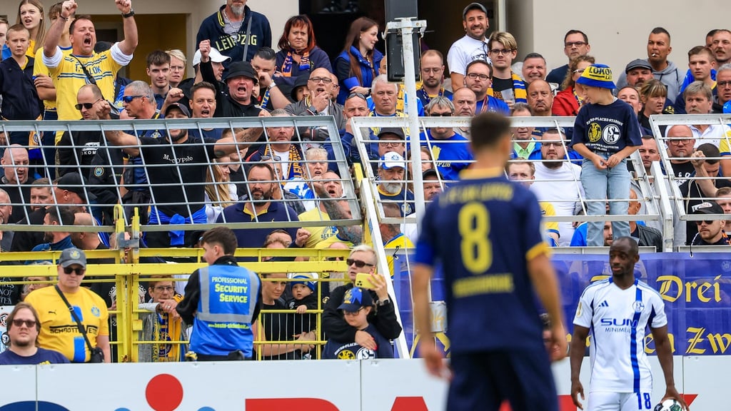 Der Schalker Christopher Antwi-Adjei (r) war beim Pokalspiel bei Lok Leipzig rassistisch beleidigt worden. (Archivbild)