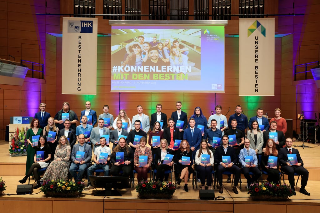 In der Georg-Friedrich-Händel-Halle wurden die erfolgreichsten Absolventen der IHK Halle-Dessau ausgezeichnet.