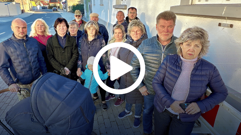 Anwohner in Gerbitz fordern bauliche Veränderungen, um die Raserei durch den Ort zu stoppen. 