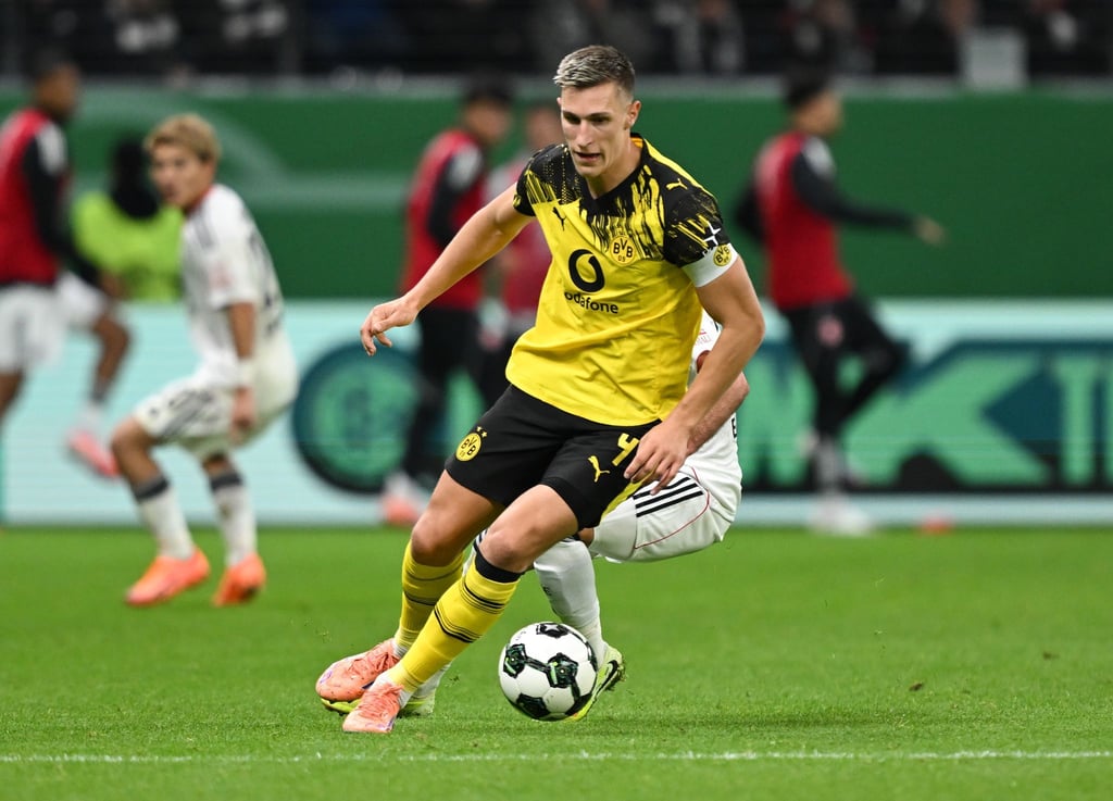 Nico Schlotterbeck war beim Abschlusstraining von Borussia Dortmund dabei.