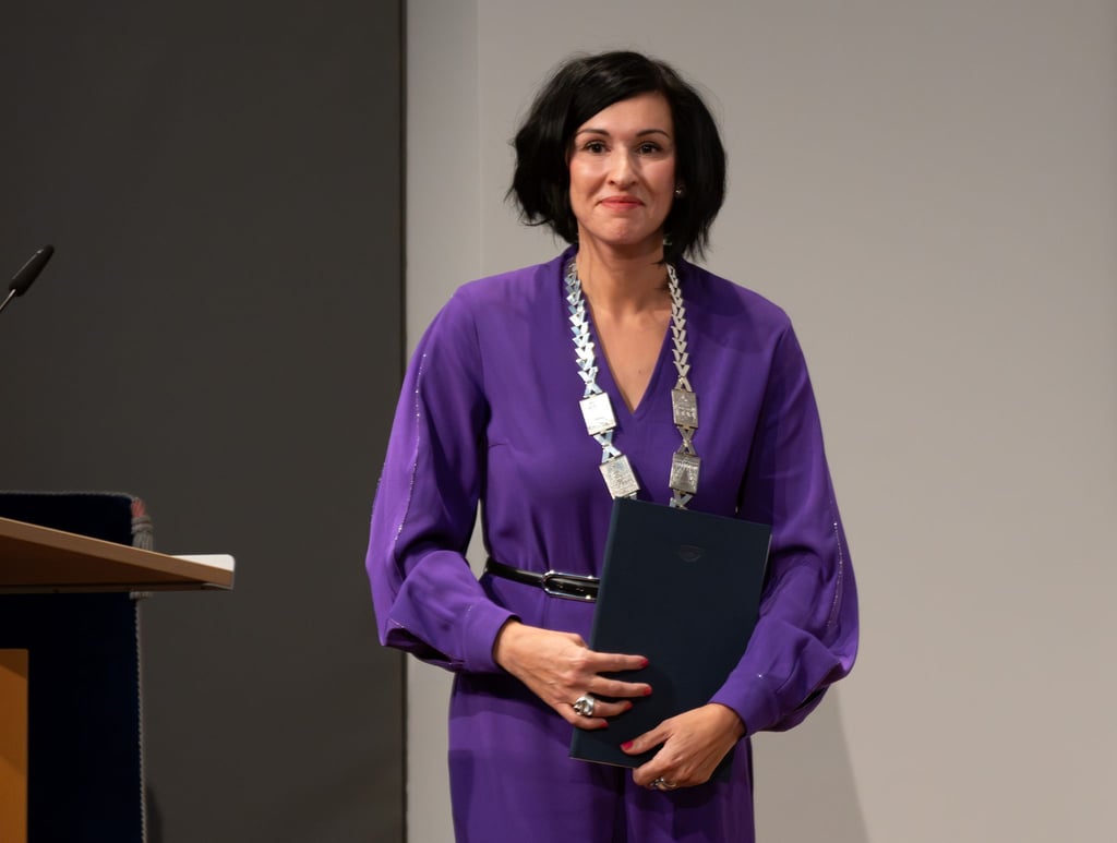 Noosha Aubel wurde am Abend bei einem Festakt in ihr Amt als Oberbürgermeisterin der Landeshauptstadt Potsdam eingeführt.