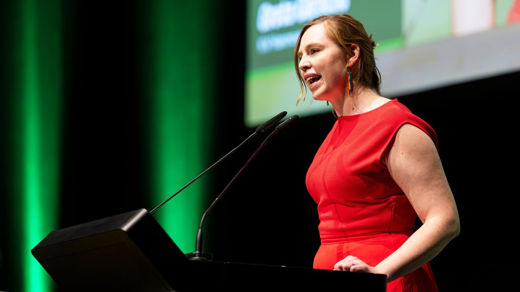 Will das Potenzial der Energiewende als Standortvorteil nutzen: Landeschefin Greta Garlichs setzt auf grüne Wirtschaftspolitik. (Archivbild)