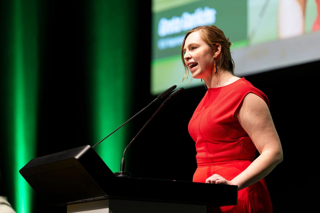 Will das Potenzial der Energiewende als Standortvorteil nutzen: Landeschefin Greta Garlichs setzt auf grüne Wirtschaftspolitik. (Archivbild)