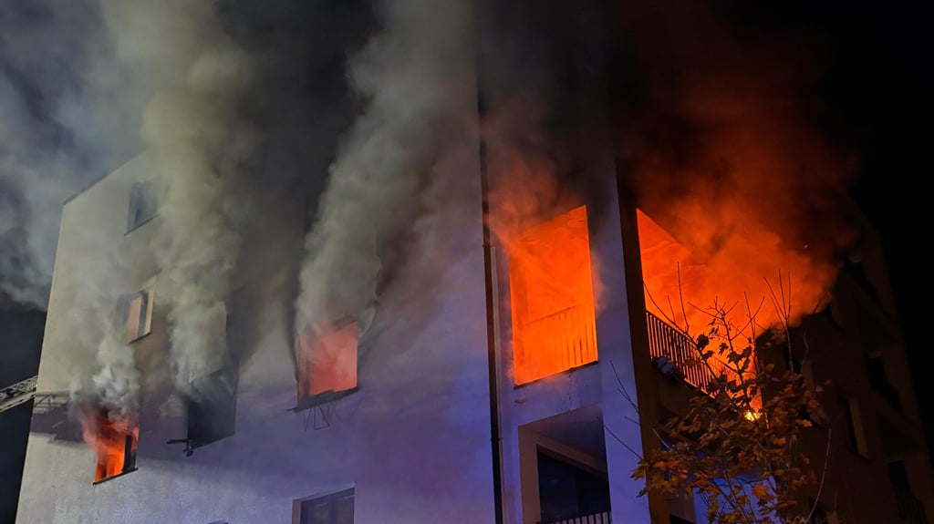 Die Feuerwehr war in der Südstadt in Halle im Großeinsatz.