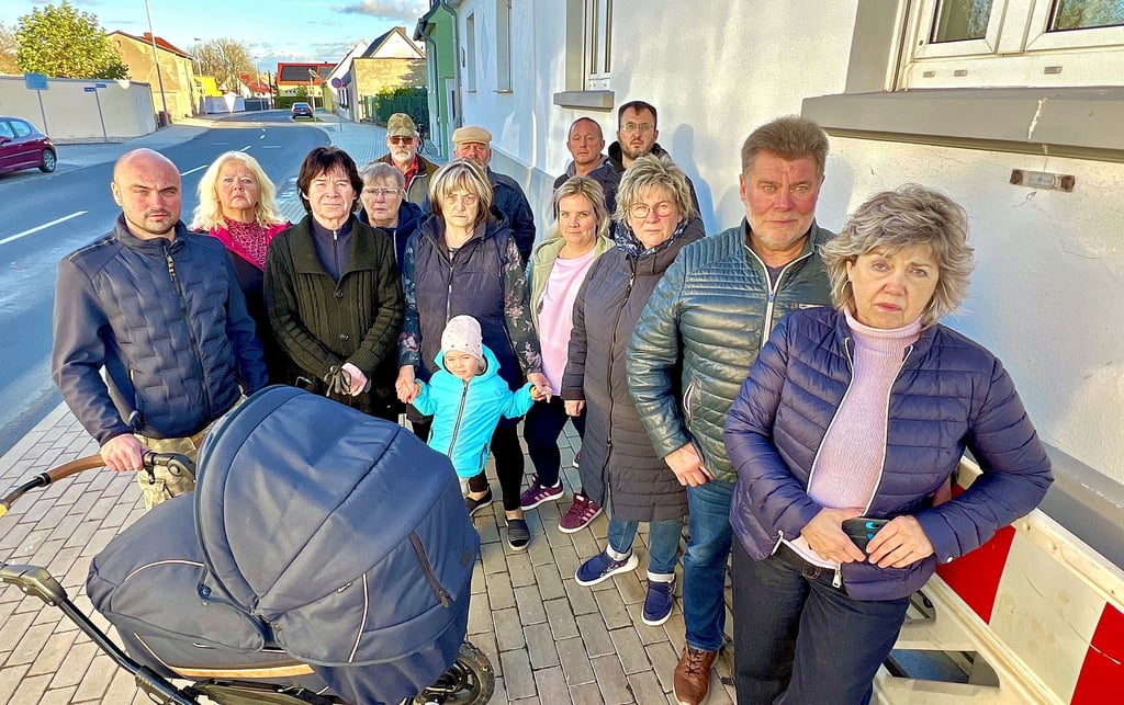 Anwohner in Gerbitz fordern bauliche Veränderungen, um die Raserei durch den Ort zu stoppen. 