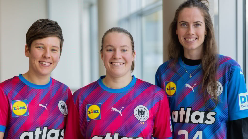 Ex-Kapitänin Alina Grijseels, Lisa Antl und Sarah Wachter hoffen auf die erste Medaille seit 2007.