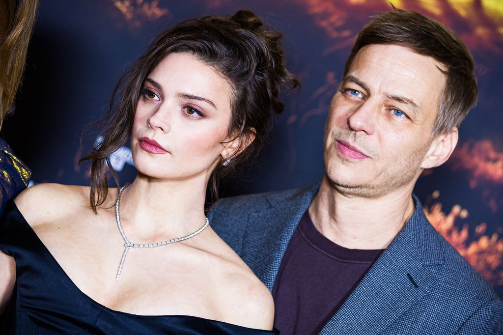 Die Schauspieler Harriet Herbig-Matten und Tom Wlaschiha bei einem Photocall am Rande der Premiere der Serie „Schwarzes Gold“.