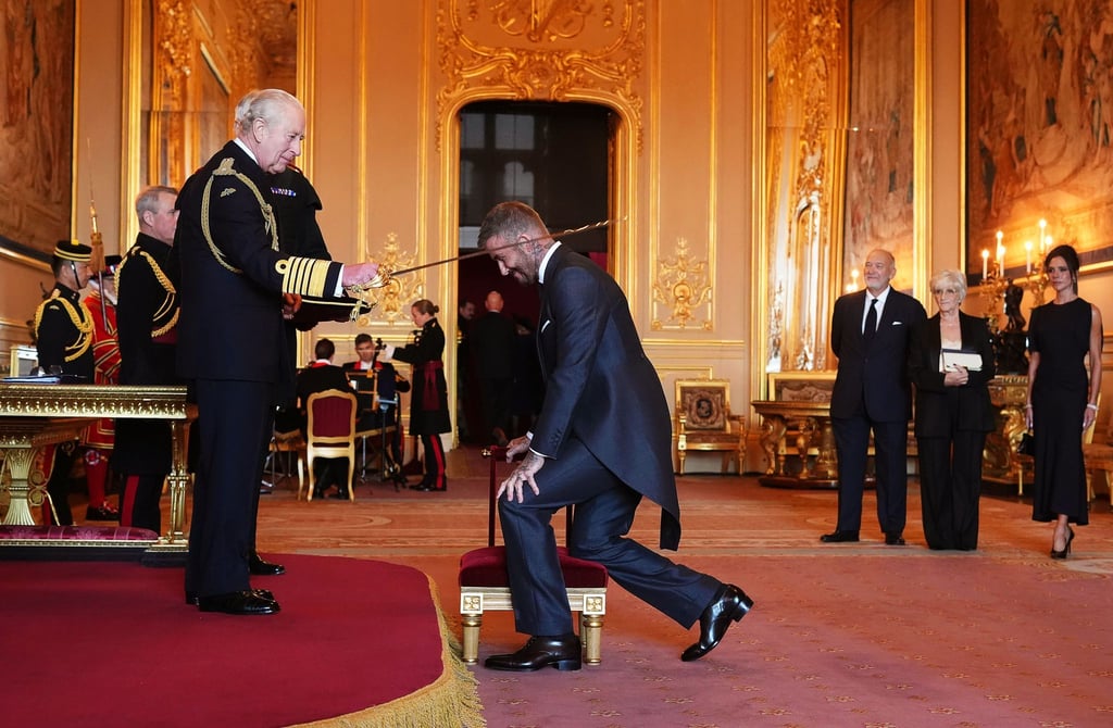 David Beckham wurde zum Ritter geschlagen.