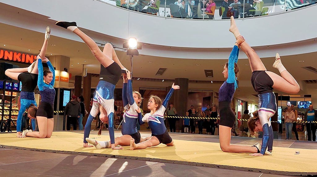Die Turnerinnen des TSV Gymnasium Querfurt sind auch in diesem Jahr bei der Sportarena im Nova dabei. 