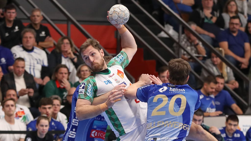 Albin Lagergren erzielte sechs SCM-Tore im Achtelfinale beim TV Großwallstadt.