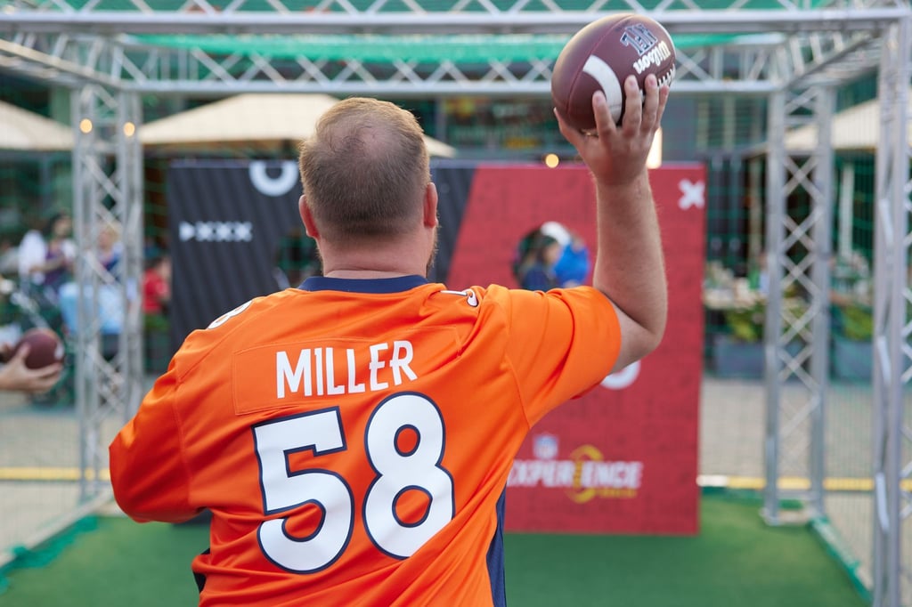 Im gesamten Stadtzentrum bietet die NFL Mitmachaktionen für die Fans. (Archivbild)