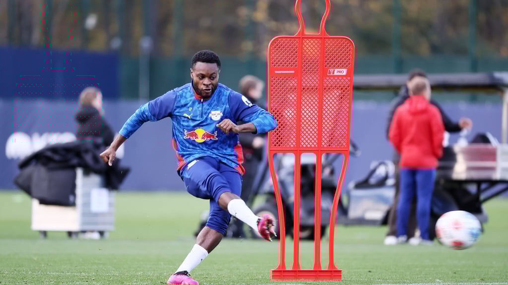Ridle Baku im Training bei RB Leipzig.