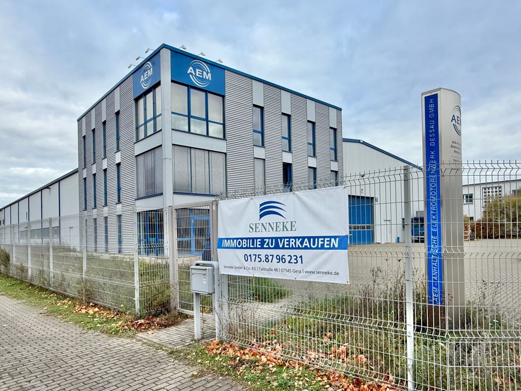 Die Firma AEM ist Geschichte, das Firmengelände steht zum Verkauf.
