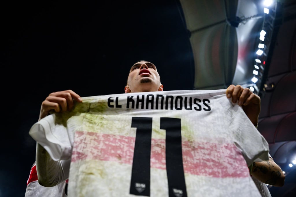 Bilal El Khannouss jubelt nach seinem Tor