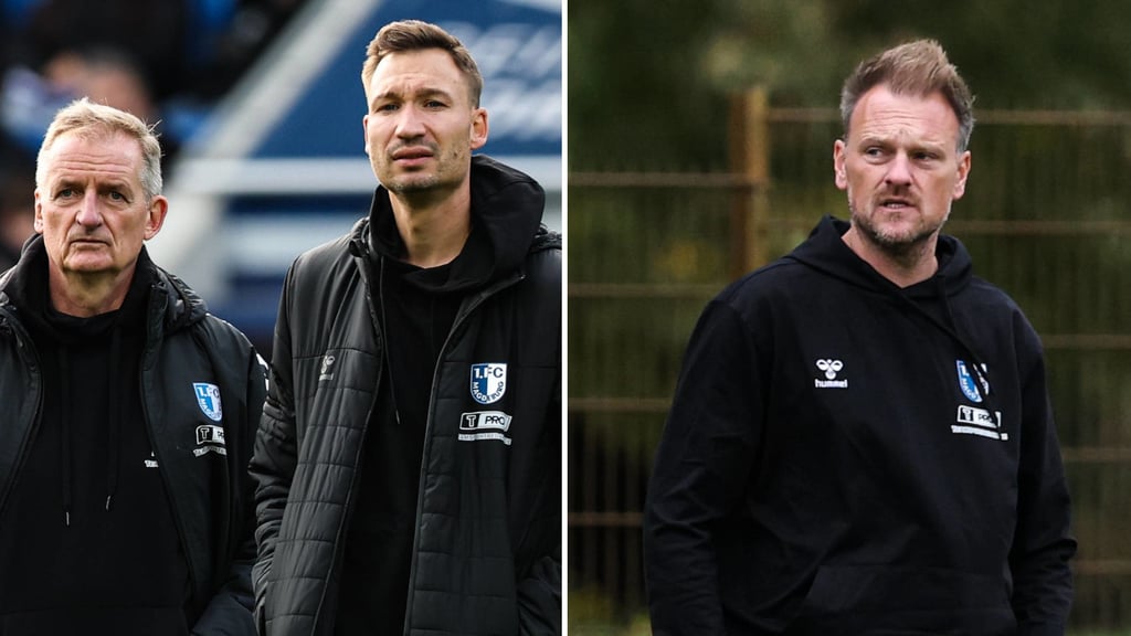 Nachdem Markus Fiedler (r.) wegen Erfolgslosigkeit gehen musste, haben Petrik Sander (l.) und Pascal Ibold eine Mammutsaufgabe übernommen.&nbsp;