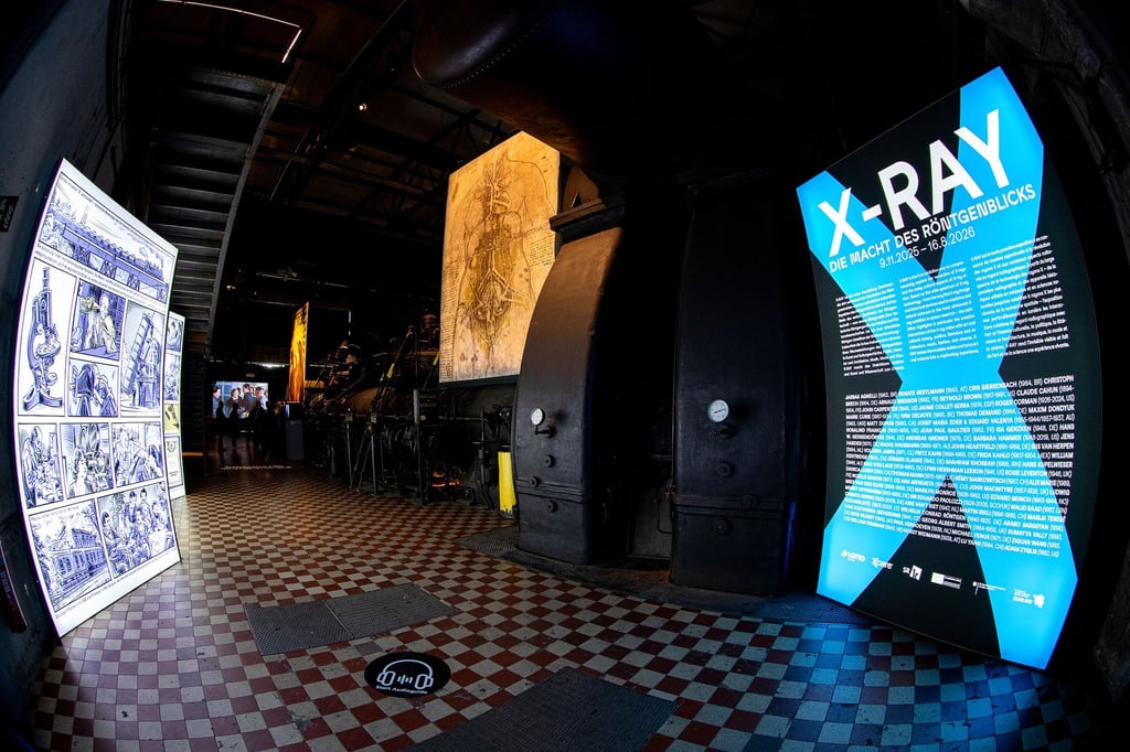Auf über 6.000 Quadratmetern kann die Ausstellung „X-Ray - Die Macht des Röntgenblicks“ besichtigt werden.