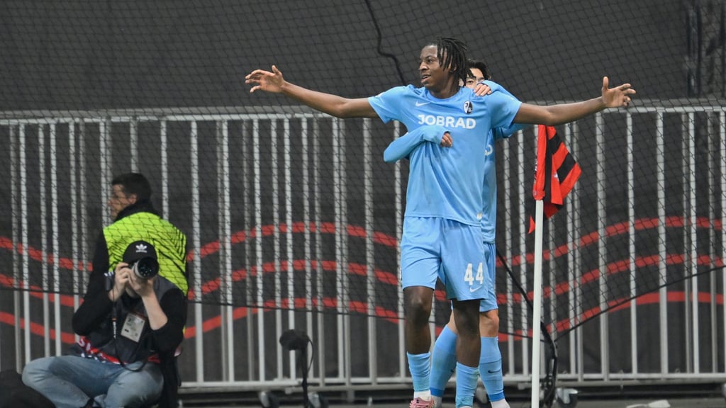 Johan Manzambi erzielte den zwischenzeitlichen Ausgleich für die Freiburger.