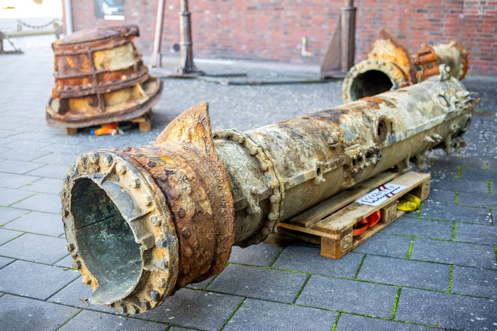 Das Torpedorohr soll künftig in Dresden ausgestellt werden.
