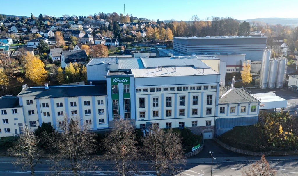 Zum 35. Jubiläum von Knorr in Auerbach hat der Mutterkonzern Unilever in eine neue Produktionslinie investiert.