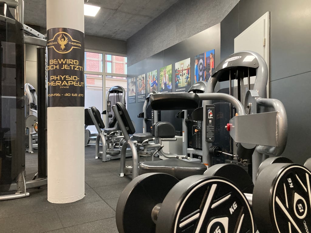 So sieht der Trainingsbereich des Phoenix-Therapie-Centers in Köthen aus.
