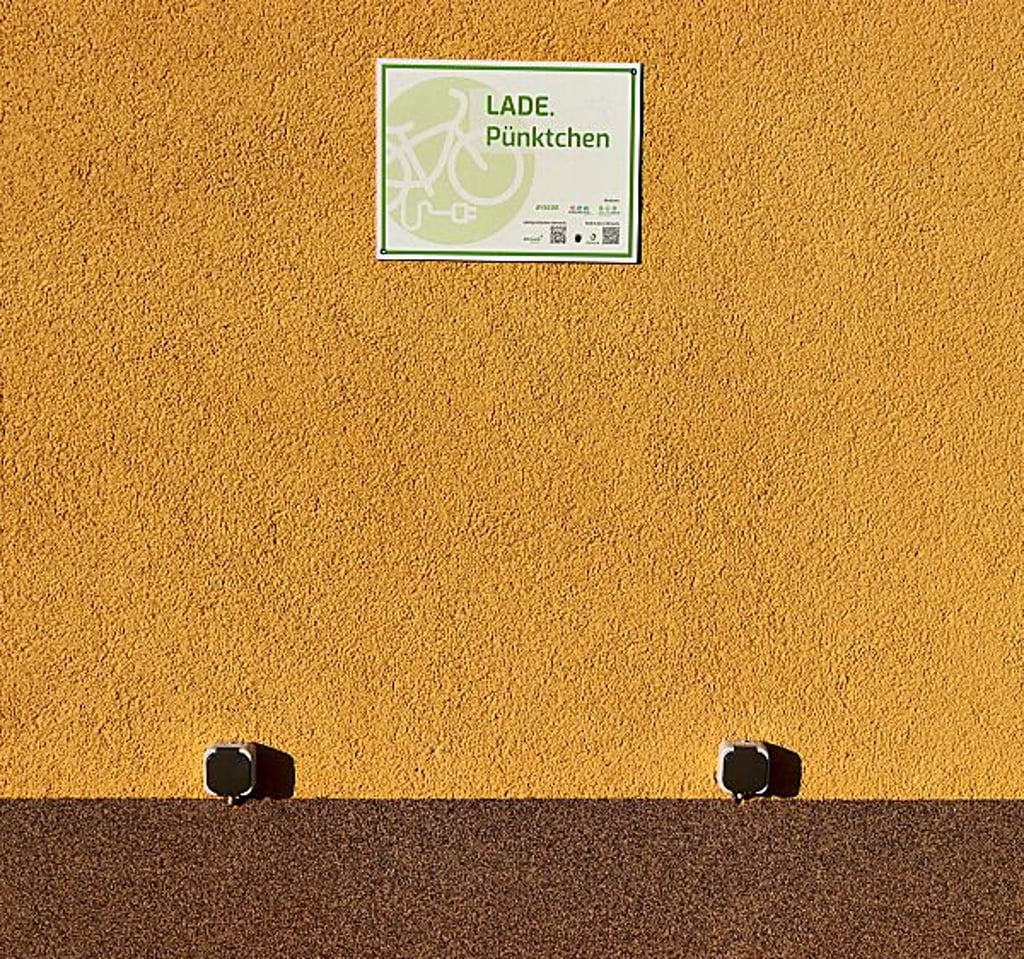 Die neuen Ladepünktchen am Freibad Kunrau. 