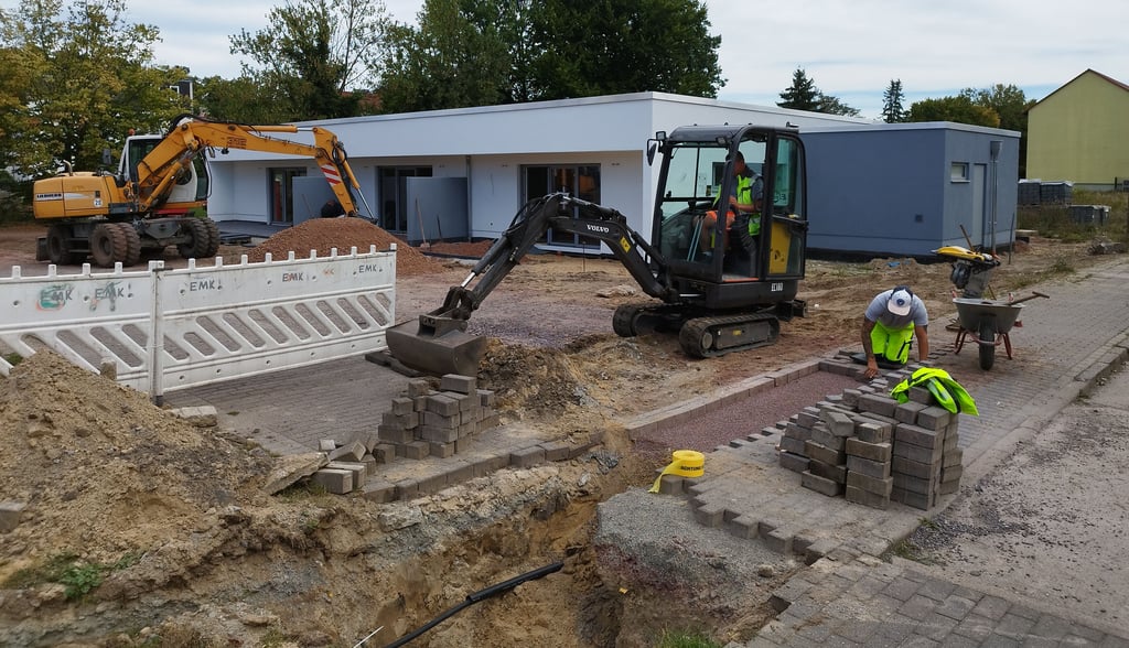 Im Gardelegener Schlüsselkorb entstehen drei neue Bauten mit ebenerdigen Wohnungen.