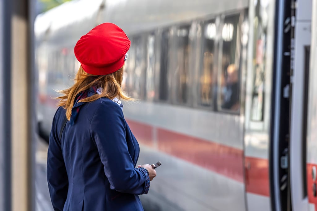 Der Mann war in einem ICE unterwegs.