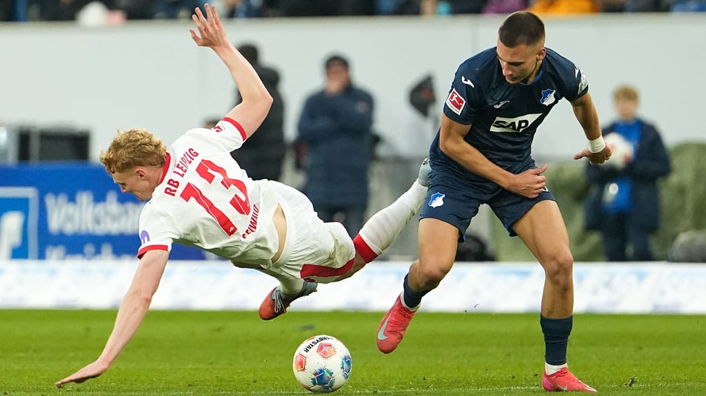 Nicolas Seiwald stolpert in Sinsheim über die TSG wie der gesamte Kader von RB Leipzig