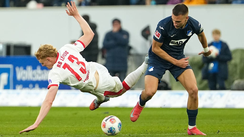 Nicolas Seiwald stolpert in Sinsheim über die TSG wie der gesamte Kader von RB Leipzig