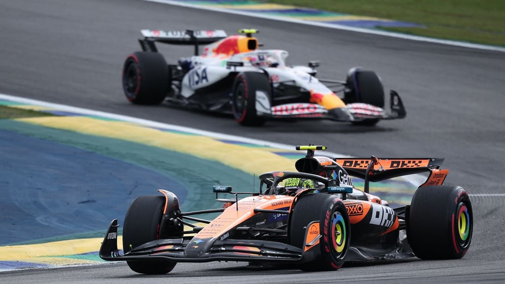 Lando Norris startet in Brasilien von Platz eins.