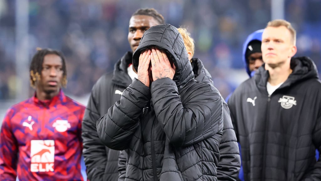 Gebrauchter Nachmittag: David Raum & Co. nach der RB-Niederlage in Hoffenheim.