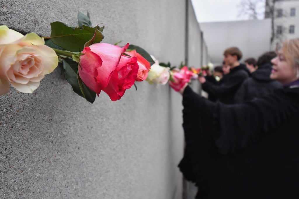 In Berlin wird an den Mauerfall 1989 erinnert.