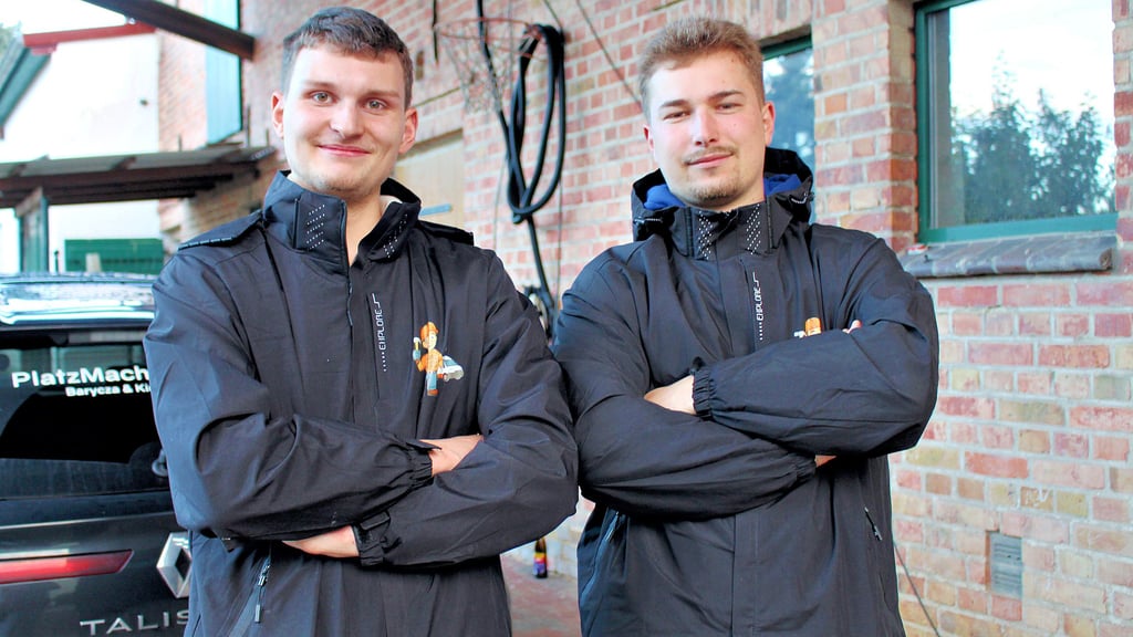 Tobias Barycza und Ian Kirchner sind die PlatzMacher. 