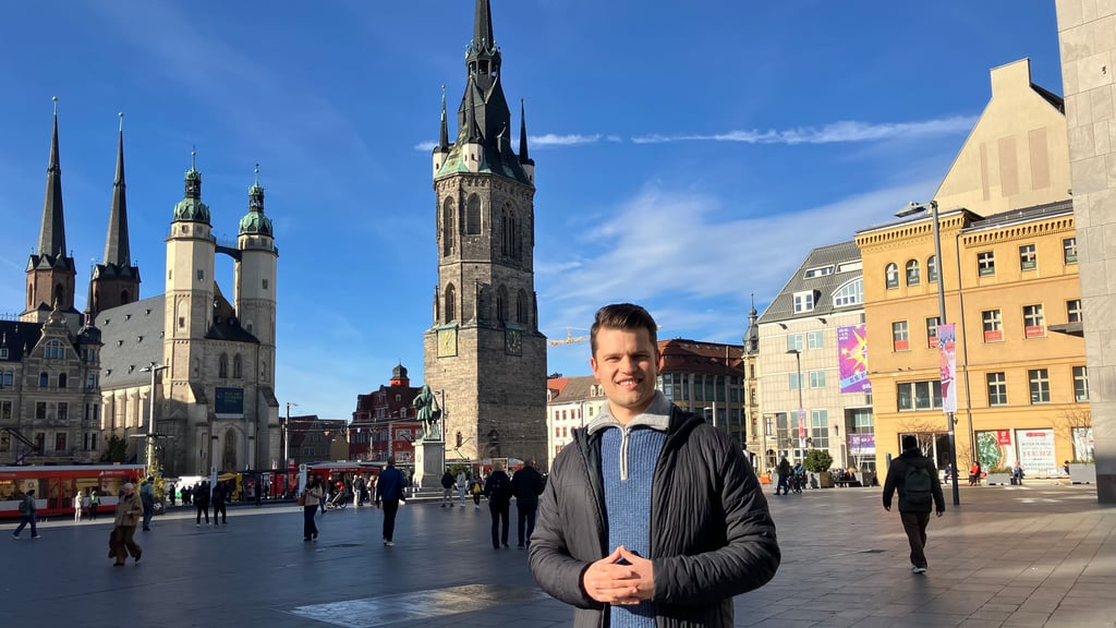 Sieht sich als Dienstleister: Tylson Stemmermann will in Halle mit einem Betreuungsdienst für Senioren durchstarten.