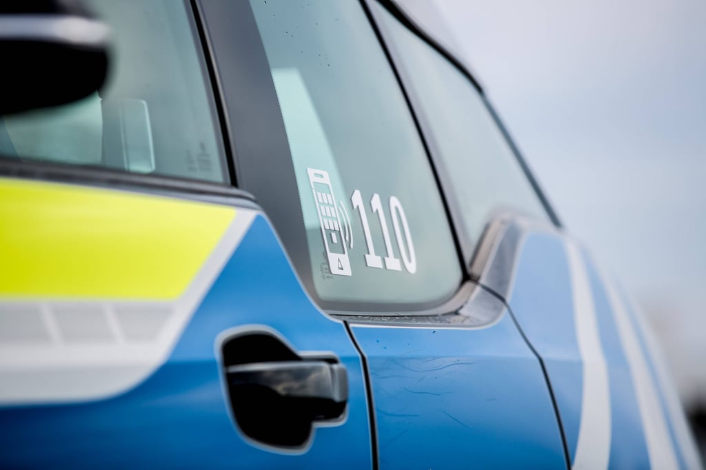 Die Polizei war zur Unfallaufnahme vor Ort. 