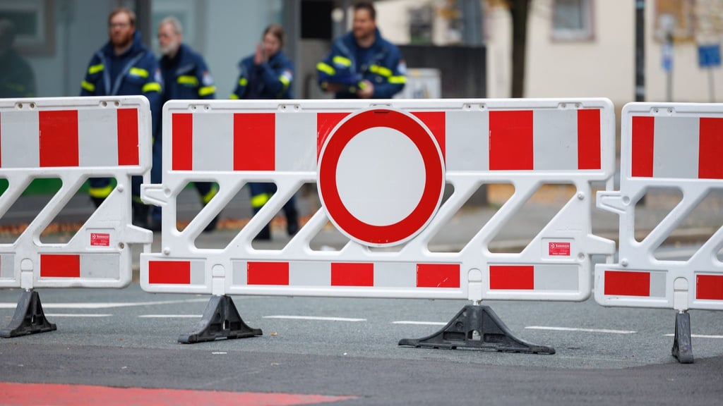 Der Bereich um die Fundstellen wurde weiträumig abgesperrt.