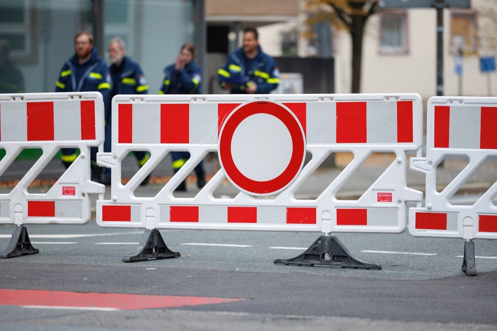 Der Bereich um die Fundstellen wurde weiträumig abgesperrt.