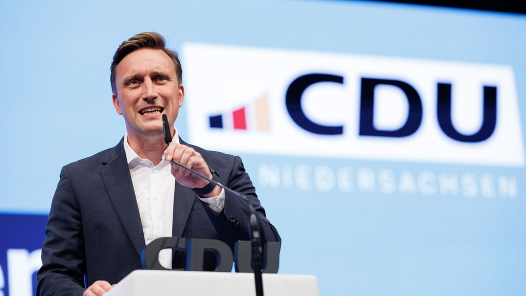 Sebastian Lechner ist sowohl Vorsitzender der CDU Niedersachsen als auch der CDU-Fraktion im Landtag. (Archivbild)